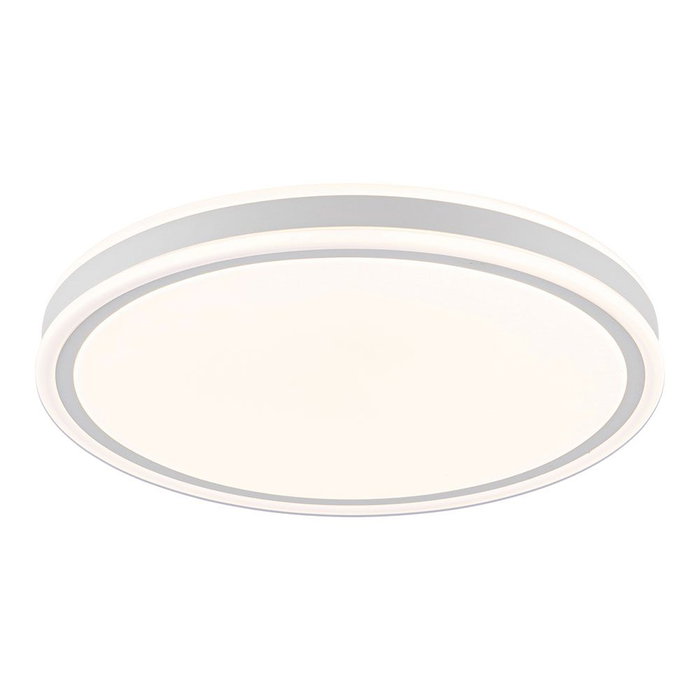 Cristalrecord Plafón led Circular Charly, 72W, 3CCT Dimmable (3000K-4000K-6000K), 7290 lm, con Mando, Temporizador, Luz Noche, Ø50 x 6.5 cm, Blanco, IP20, Clase F