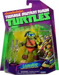 Playmates Teenage Mutant Ninja Turtles World of TMNT Figura Leonardo 11 cm