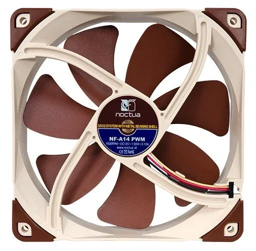 Noctua NF-A14 PWM Ventilador de 14 cm Marrón Noctua NF-A14 PWM Ventilador de 14 cm Marrón