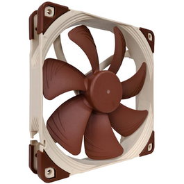 NOCTUA NF-A14 PWM Ventilador de PC 140 mm Marrón, 300-1500 RPM, 19.2-24.6 dB, Flujo de Aire 140.2 m³/h, PWM, 12V