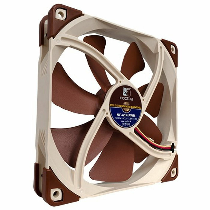 Noctua NF-A14 PWM Ventilador de 14 cm Marrón Noctua NF-A14 PWM Ventilador de 14 cm Marrón