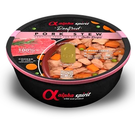 Alpha Spirit Spirt Canine Realfood Estofado Cerdo 9x280 gr