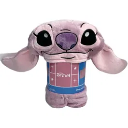 Stitch Manta polar con capucha 3D STI3700891703581 Lilo & Stitch Ángel 120 x 150 cm