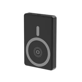 Gembird Powerbank 10000 mAh con carga inalámbrica magnética de 15 W y LCD - Negro