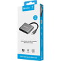 Sandberg USB-C Mini Dock HDMI+USB con Puerto USB 3.0 y Carga para MacBook