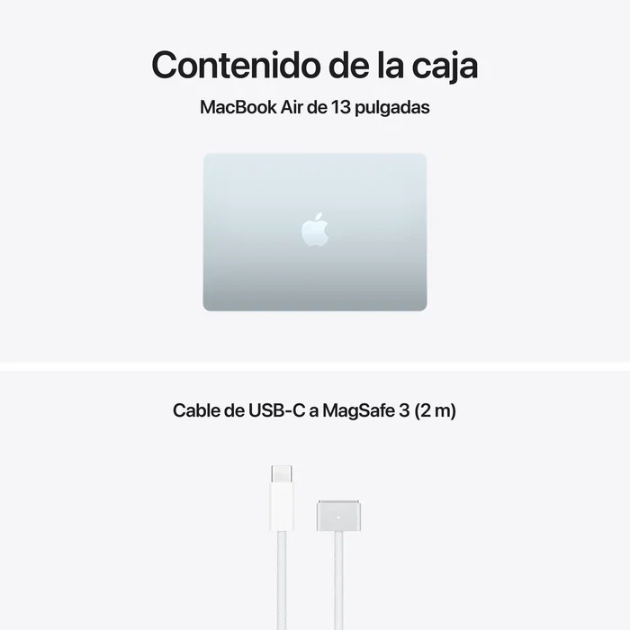 Apple MacBook Air 13,6 pulg. Chip M5, 16GB, 1TB SSD, Azul cielo Apple MacBook Air 13,6 pulg. Chip M5, 16GB, 1TB SSD, Azul cielo