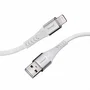 Intenso Cable USB-A a Lightning 1.5m 7902102 para iPhone/iPad - Cable de Nylon Trenzado, 480 Mbit/s, 12W, Blanco