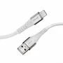 Intenso Cable USB-A a Lightning 1.5m 7902102 para iPhone/iPad - Cable de Nylon Trenzado, 480 Mbit/s, 12W, Blanco