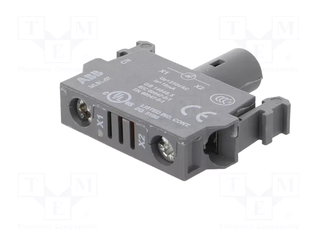 ABB Elemento iluminador LED 22mm blanco 230VAC