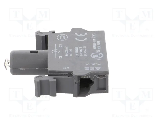 ABB Elemento iluminador LED 22mm blanco 230VAC