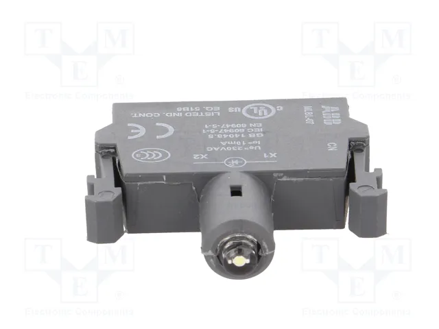 ABB Elemento iluminador LED 22mm blanco 230VAC
