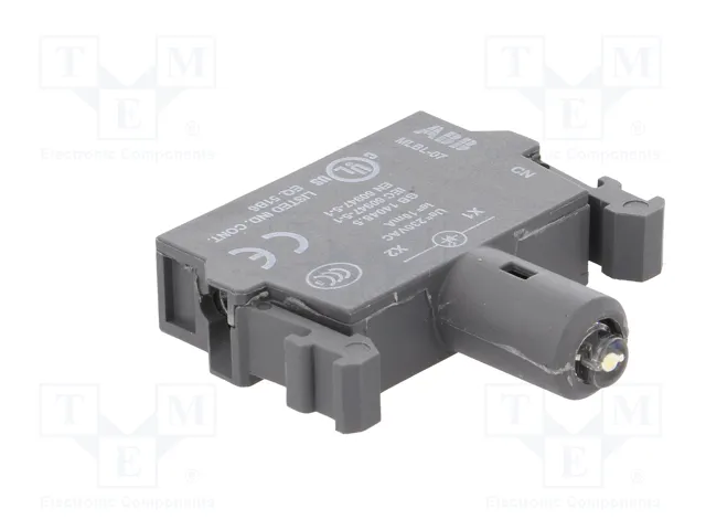 ABB Elemento iluminador LED 22mm blanco 230VAC
