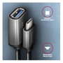 Axagon RUCM-AFAC Adaptador de cable USB-C 3.2 Gen 1 a USB-A, negro - 0,2m