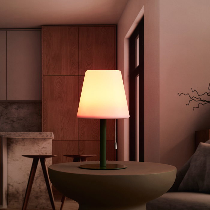 Home Deco Factory Lámpara de Mesa Verde Recarg - Material Polipropileno Home Deco Factory Lámpara de Mesa Verde Recarg - Material Polipropileno