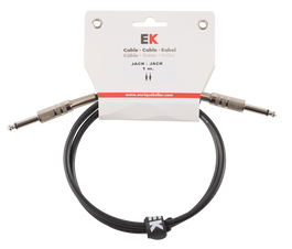 Cable Ek Audio Jack-Jack Rectos para Guitarra 1 m
