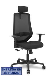 Silla de Oficina Piqueras y Crespo 68R65CR Negro