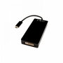 V7 Adaptador gráfico USB Tipo C con HDMI, DVI, DisplayPort y VGA Negro