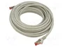 GOOBAY Patch cord Cat 6 S/FTP 10m RJ45 Gris