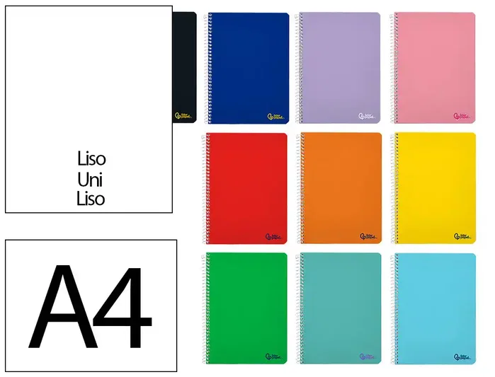 Liderpapel Cuaderno Espiral Smart A4 Liso Tapa Blanda Liderpapel Cuaderno Espiral Smart A4 Liso Tapa Blanda