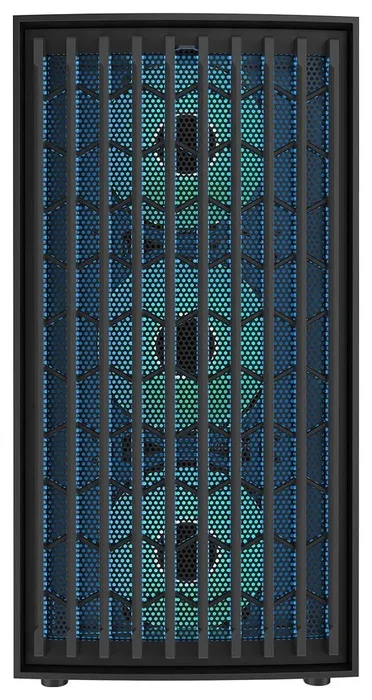 Modecom Breeze ARGB Flow, chasis torre media ATX, cristal templado, 4 ventiladores ARGB 140 mm, negro