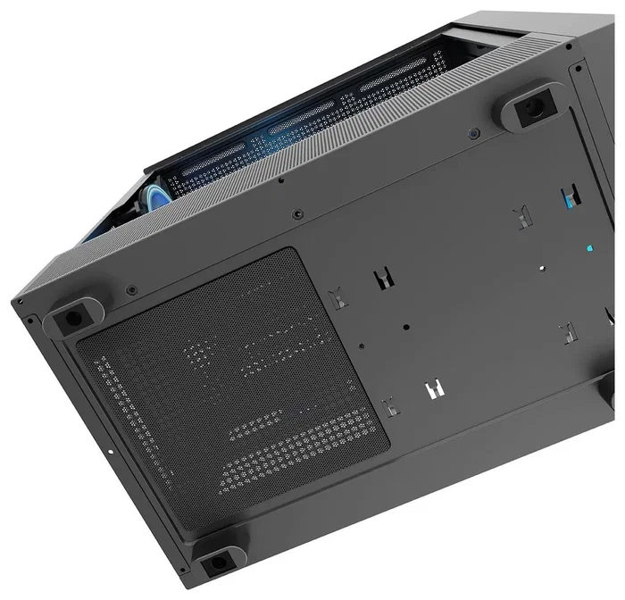 Modecom Breeze ARGB Flow, chasis torre media ATX, cristal templado, 4 ventiladores ARGB 140 mm, negro