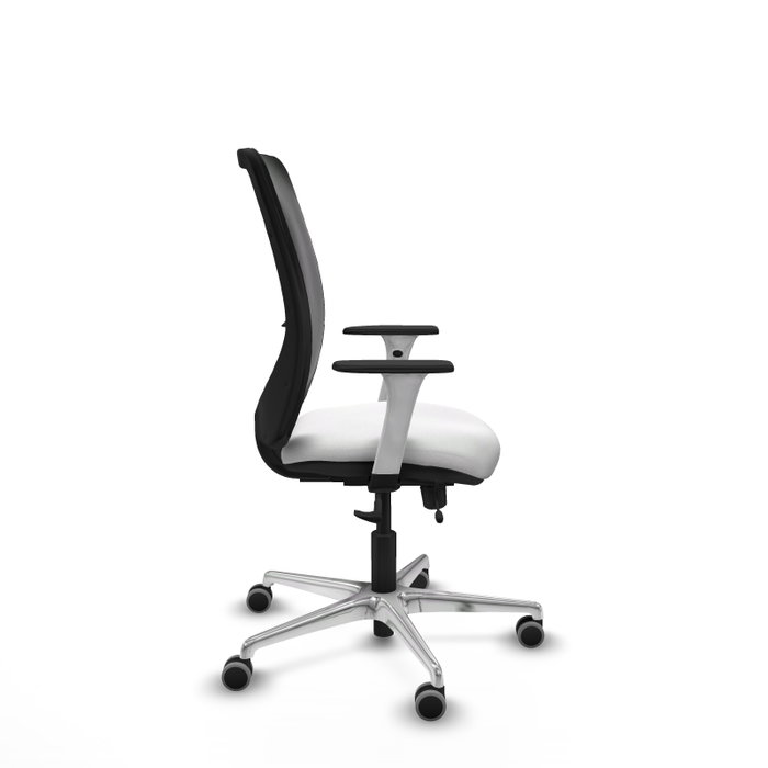 PIQUERAS Y CRESPO Silla de oficina Zulema con mecanismo Sincro/Traslack, Blanco/Negro PIQUERAS Y CRESPO Silla de oficina Zulema con mecanismo Sincro/Traslack, Blanco/Negro