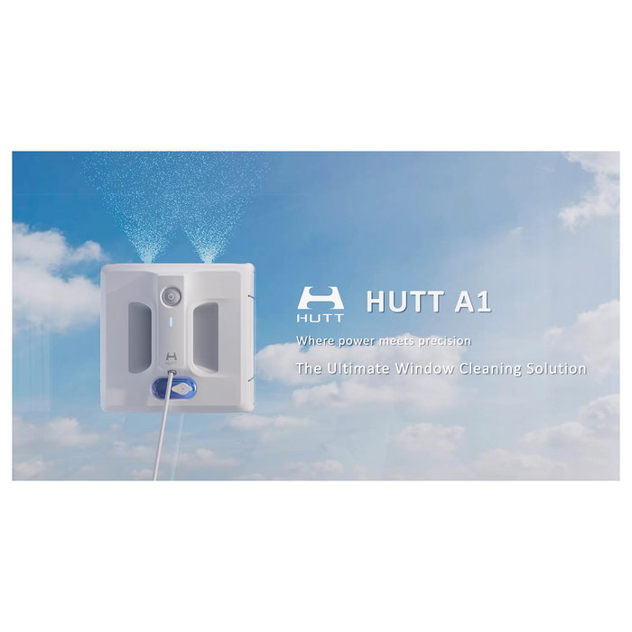Hutt A1 Robot Limpiacristales con Sistema de Pulverización de 4 Vías, Blanco Hutt A1 Robot Limpiacristales con Sistema de Pulverización de 4 Vías, Blanco