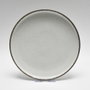 DKD Home Decor Plato Llano de Gres Esmaltado Beige WONDERFUL GREEN 26