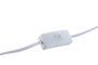 DKD Home Decor Lámpara de Sobremesa de Porcelana y Algodón Blanco 40x40x69 cm