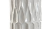 DKD Home Decor Lámpara de Sobremesa de Porcelana y Algodón Blanco 40x40x69 cm