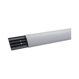 Hager SL1807507030 Canal de superficie de PVC 18x75mm Gris