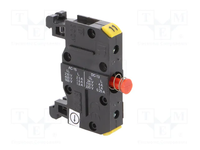 SPAMEL ST22 Bloques de contactos NC 22mm para raíl DIN SPAMEL ST22 Bloques de contactos NC 22mm para raíl DIN