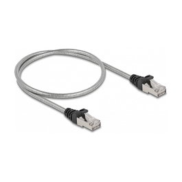DeLOCK Cable de red RJ45 Cat.6A U/FTP con cubierta metálica 0,5 m