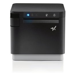 STAR MICRONICS EUROP mC-Print3 Impresora de recibos Térmica Negra con Ethernet, USB y Cortador