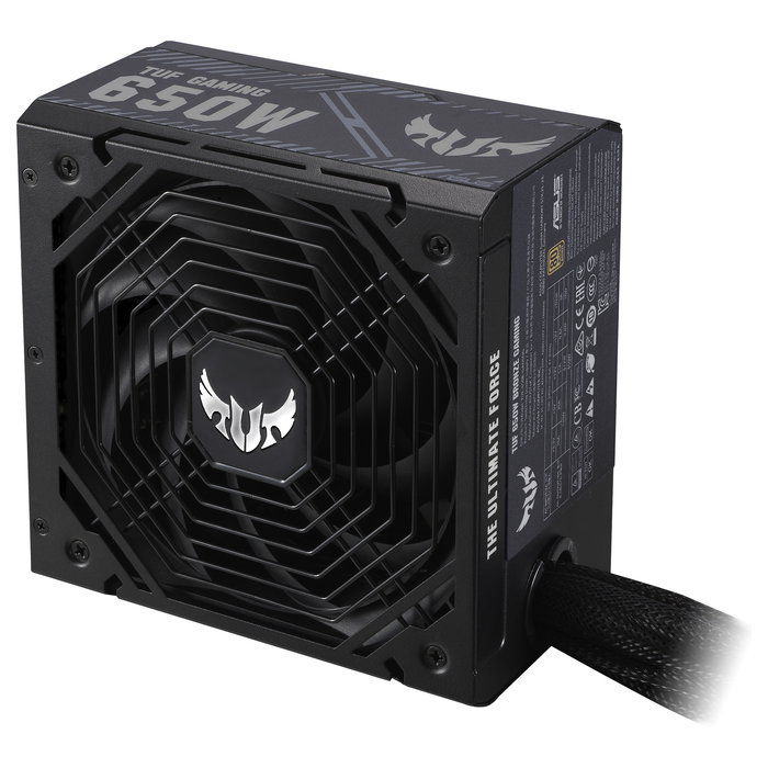 ASUS TUF-GAMING-650B Fuente de Alimentación 650W ATX 80 Plus Bronze, No Modular, Negro