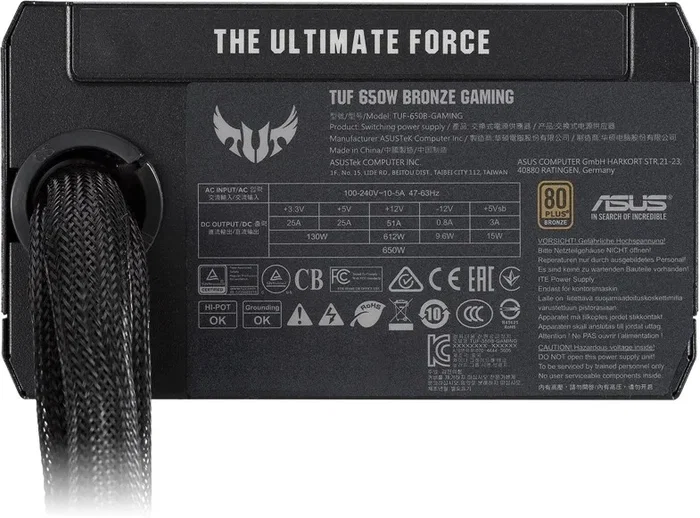 Asus TUF-GAMING-650B 650 W ATX Negro