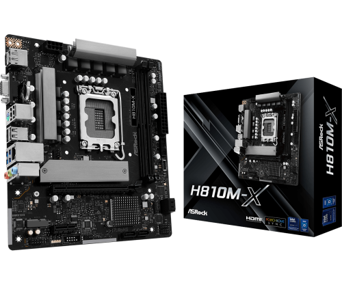 Asrock H810M-X micro ATX Intel H810 LGA 1851 DDR5