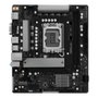 ASRock H810M-X Placa Base Intel H810 mATX - Socket LGA 1851 para Intel Core Ultra Series 2, DDR5 128GB, 2.5GbE LAN, HDMI, DisplayPort 1.4, M.2, SATA III, Windows 11