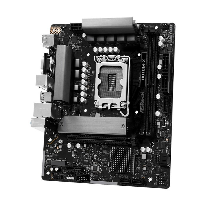 Asrock H810M-X micro ATX Intel H810 LGA 1851 DDR5
