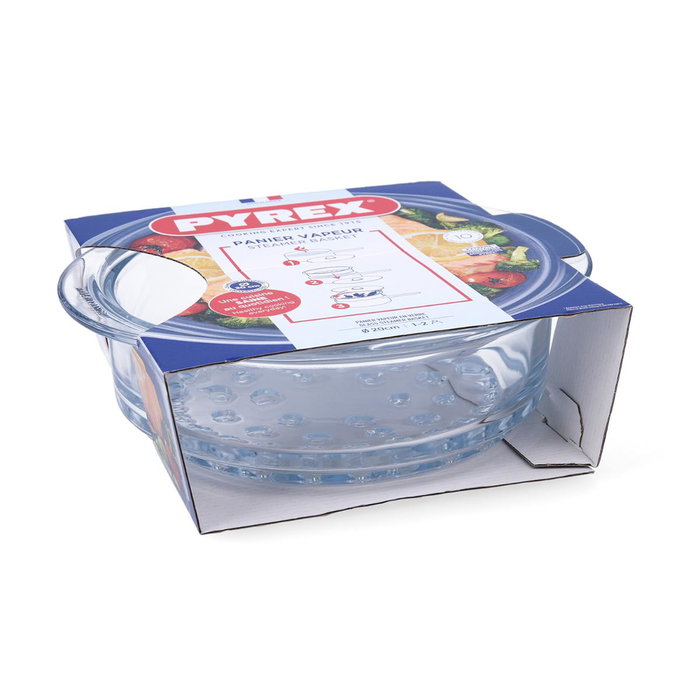 Cesta Vapor Boro Steam & Care Pyrex® 26x23x8 cm