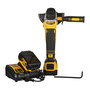 Dewalt Mini-amoladora sin escobillas XR 18V Ø 125mm DCG405P2-QW con 2 Baterías 5Ah y Maletín TSTAK II