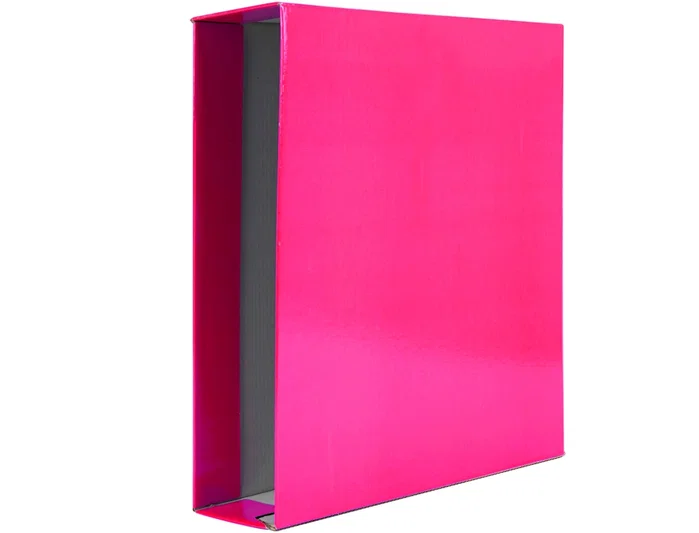 Liderpapel Archivador de Cartón Rosa DIN A4 con Lomo de 75 mm Liderpapel Archivador de Cartón Rosa DIN A4 con Lomo de 75 mm