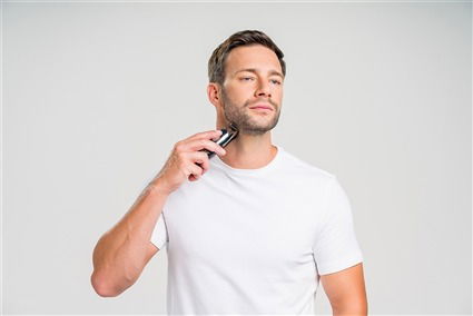Wahl 09893-0443 Cortapelos para Barba, Batería de Litio 240 min, 8 Peines Guía, Carga Rápida, 1.5-13mm, Cuchillas de Precisión