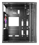 Mars Gaming MC-Blaze Caja Gaming PC Midi Tower Negro con Tira LED Frontal y Ventana Lateral, Compatible con Placas ATX, Micro-ATX, Mini-ITX
