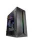 Mars Gaming MC-Blaze Caja Gaming PC Midi Tower Negro con Tira LED Frontal y Ventana Lateral, Compatible con Placas ATX, Micro-ATX, Mini-ITX