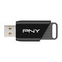 PNY Attach X USB 3.2 Gen 1 64 GB Memoria USB Negro de Alta Velocidad, 130 MB/s, Deslizable con Llavero, Compatible Plug and Play