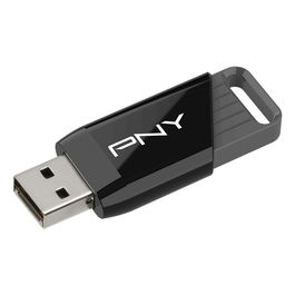 PNY Attaché X - Memoria USB Flash Drive 64 GB, USB 3.2 Gen 1 (3.1 Gen 1), Color Negro, Dispositivo de Almacenamiento Portátil