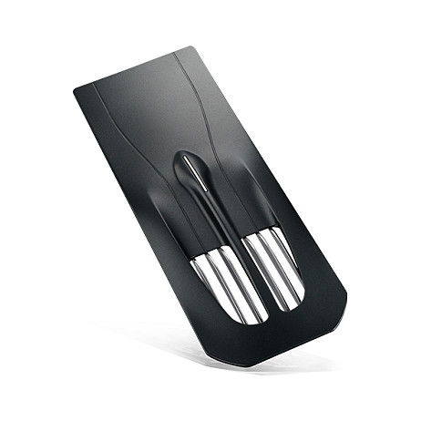 PowerColor Carcasa Trasera para Red Devil RX 7900 Roja Plástico Negro 322,4 mm x 119,2 mm