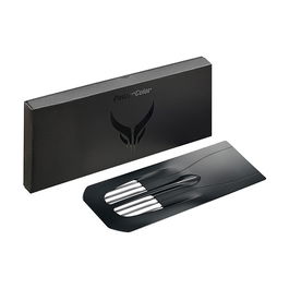 PowerColor Carcasa Trasera para Red Devil RX 7900 Roja Plástico Negro 322,4 mm x 119,2 mm