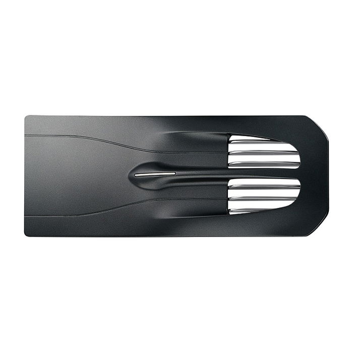 PowerColor Carcasa Trasera para Red Devil RX 7900 Roja Plástico Negro 322,4 mm x 119,2 mm